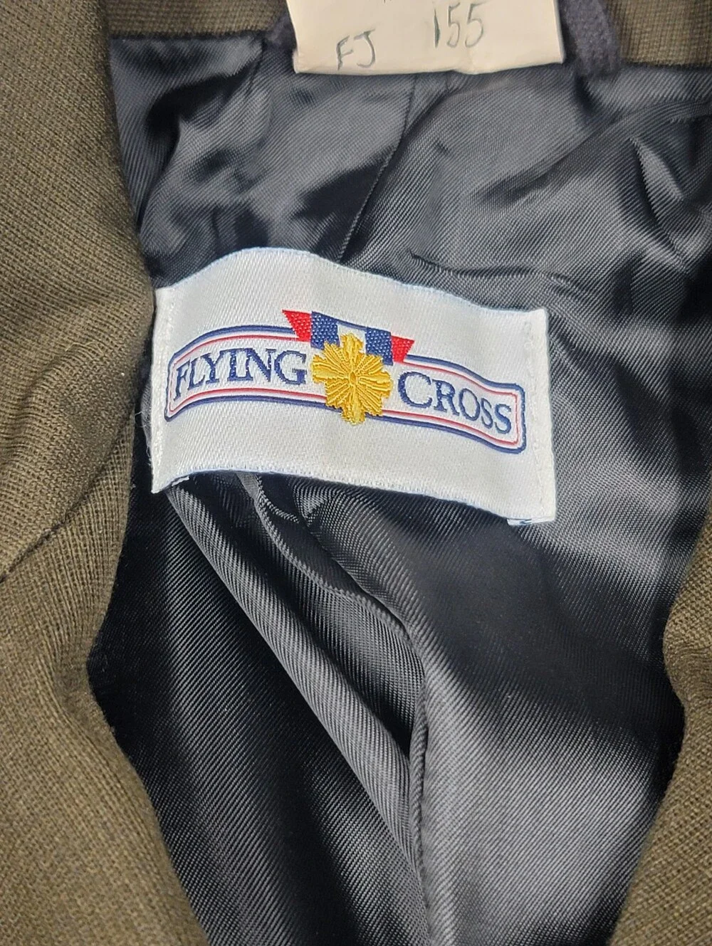 Flying Cross Army AGSU Service Coat 40R-A Army Dress Coat With Patches & Pins